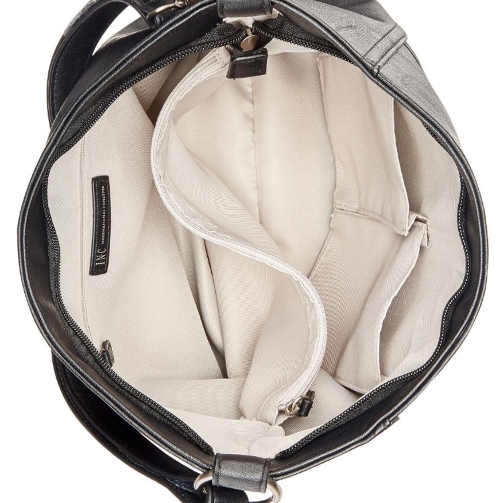 Hobo Bag with Silver Hardware - Picture 4 of 7